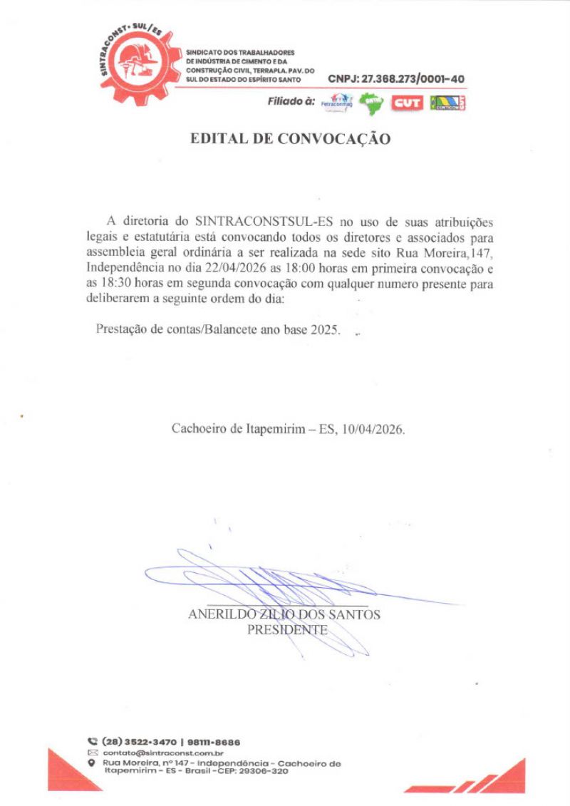 PRESTAÇÃO DE CONTAS 2025