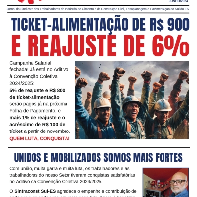 REAJUSTE DA CONSTRUÇÃO CIVIL 2023/2025